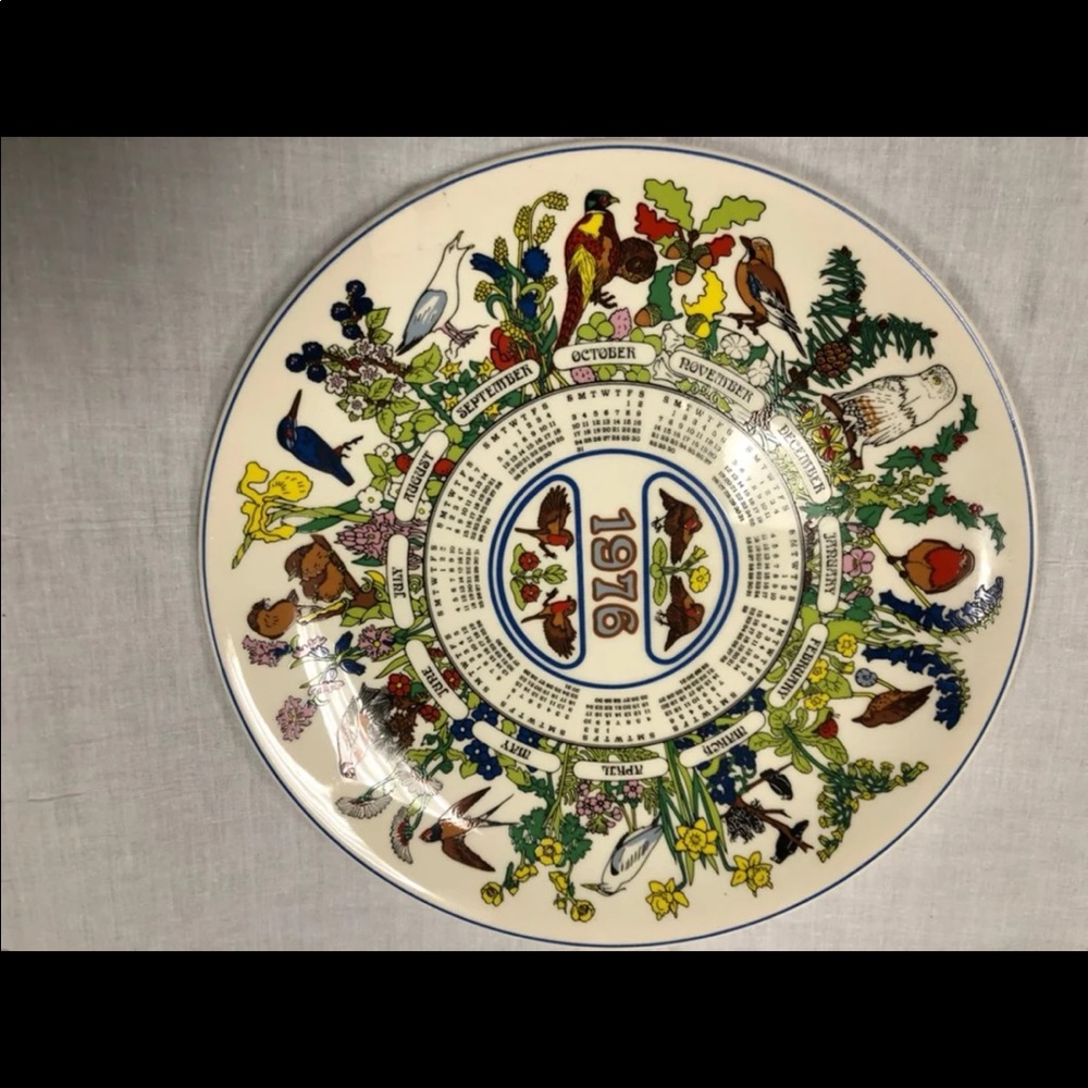 Wedgewood Vintage 1976 “Robin” Plate - Picture 4 of 4
